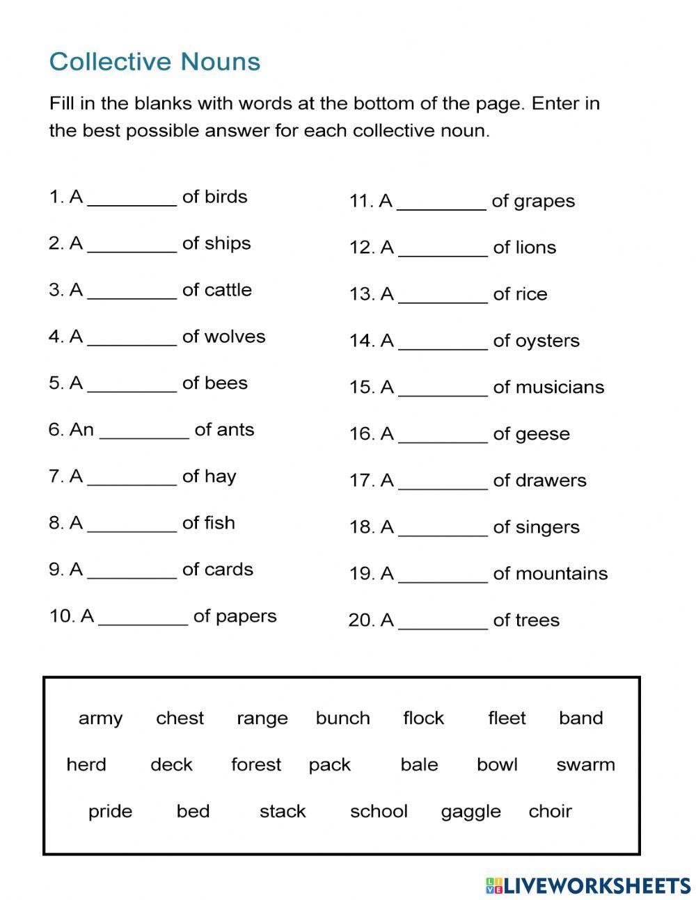 collective-nouns-class-iv-worksheet-live-worksheets