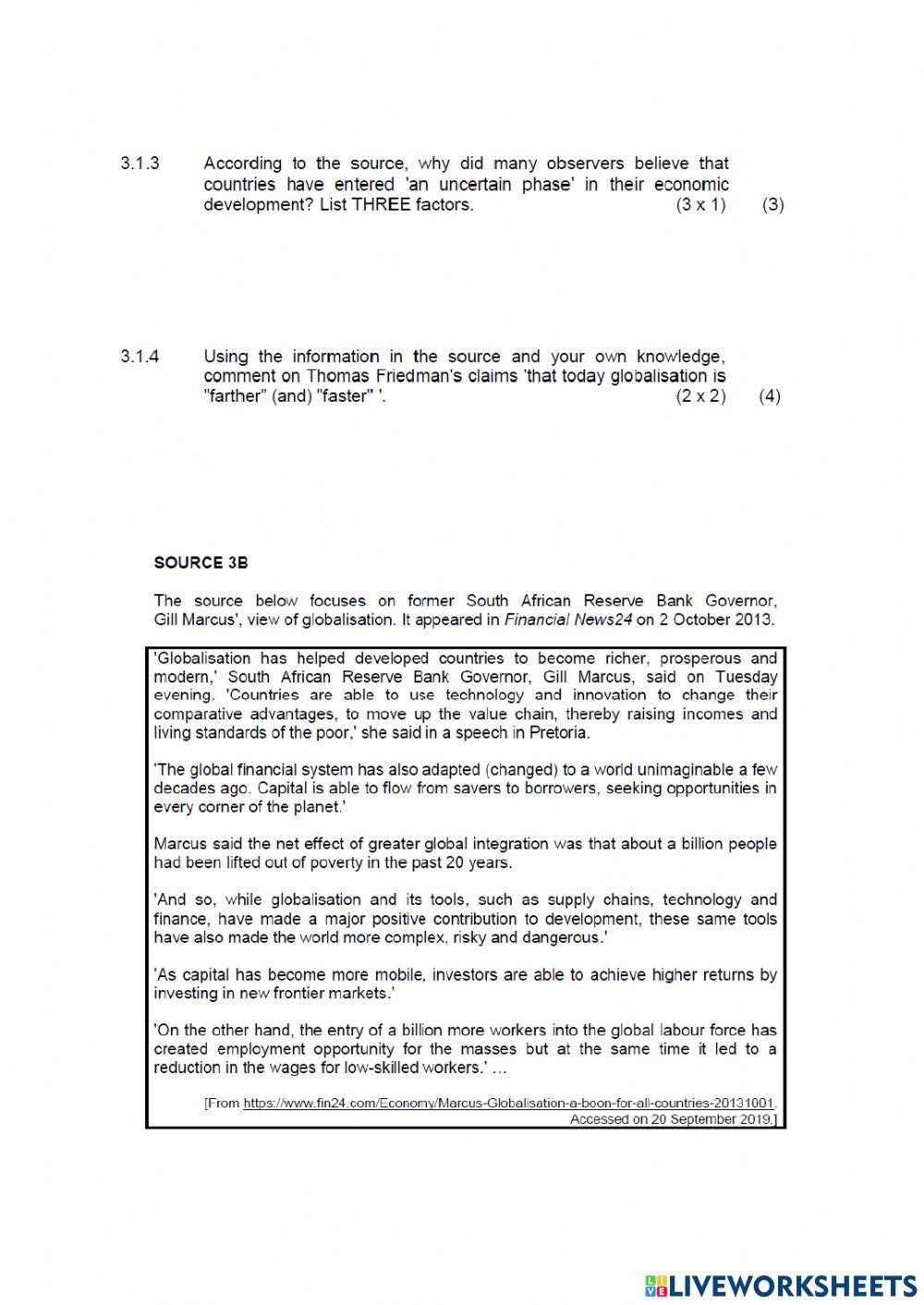 History paper 2 part 3