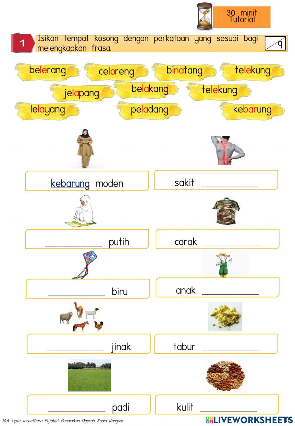 Perkataan kv+kv+kvkk