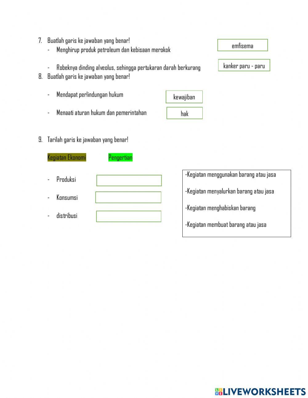 Latihan Tema2 Subtema2