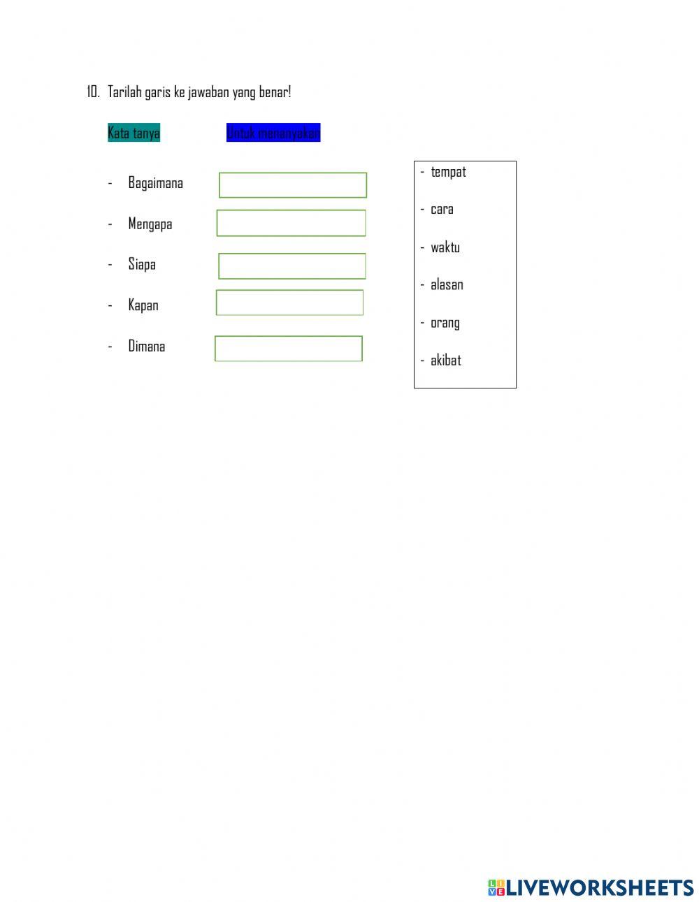 Latihan Tema2 Subtema2