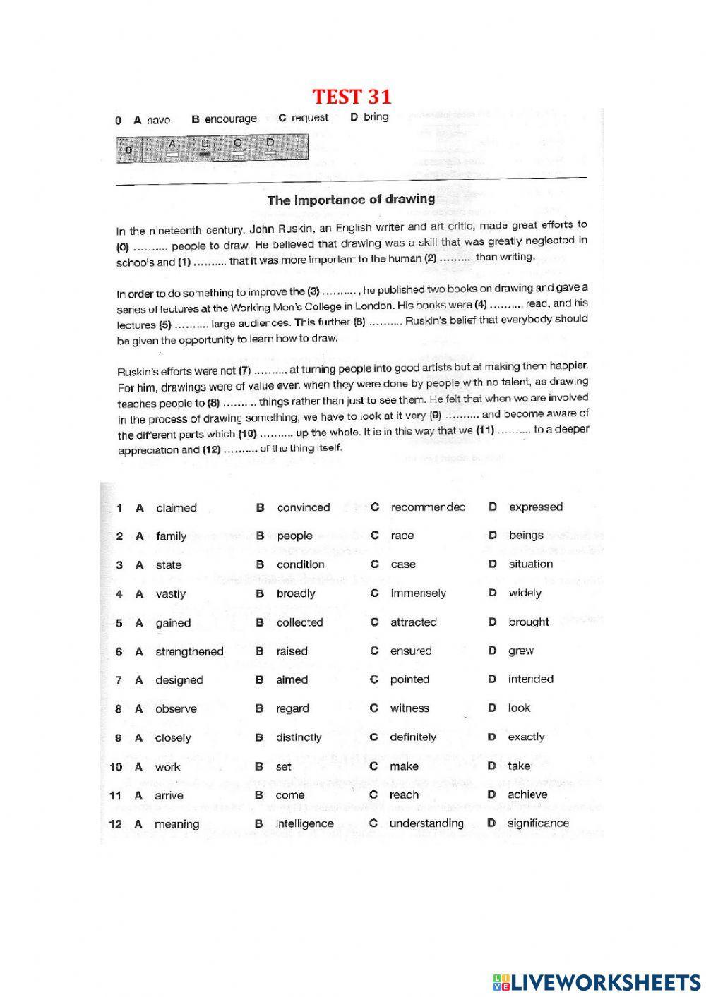 Use of English part 1 - Test 26-33