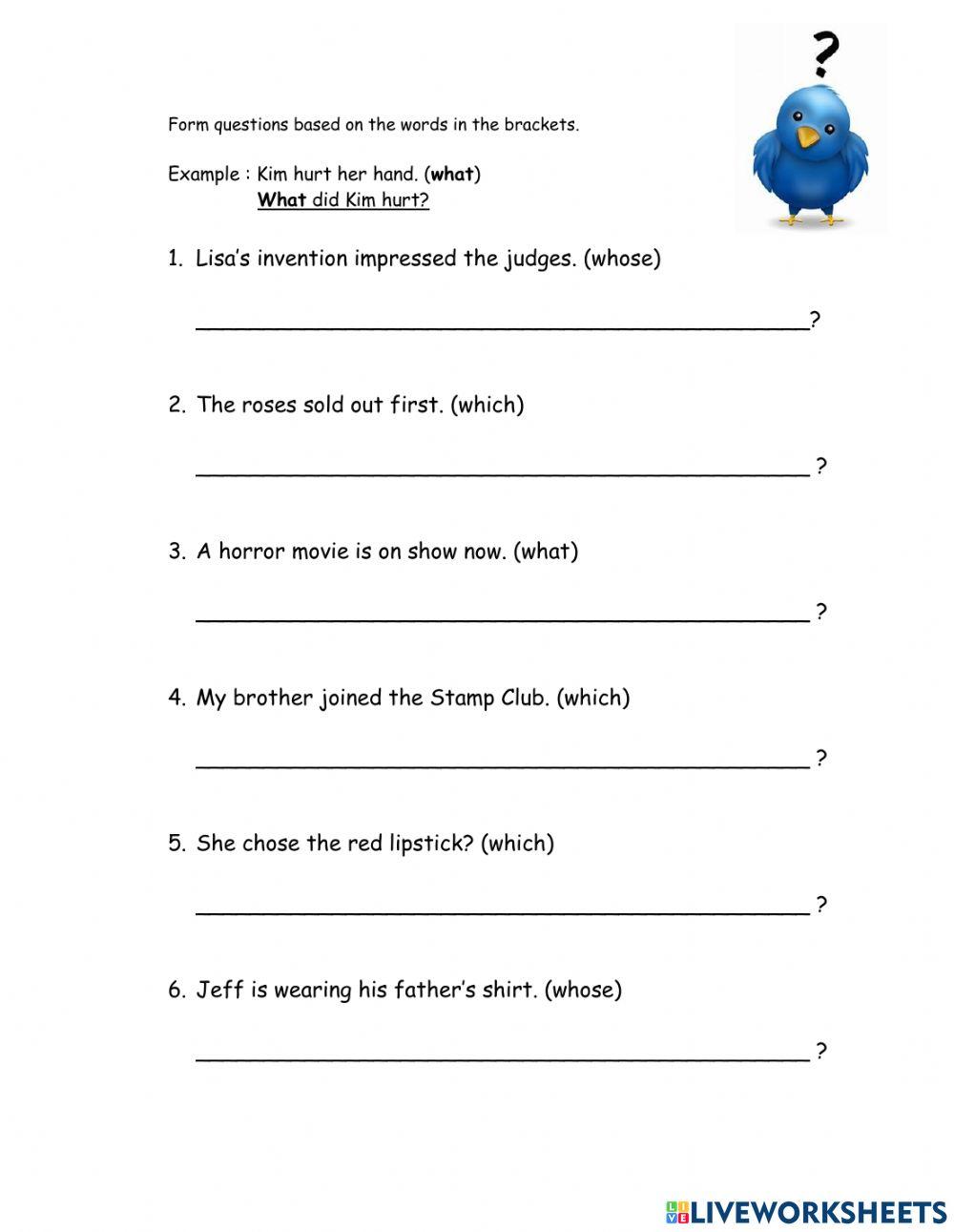 Interrogative Pronouns