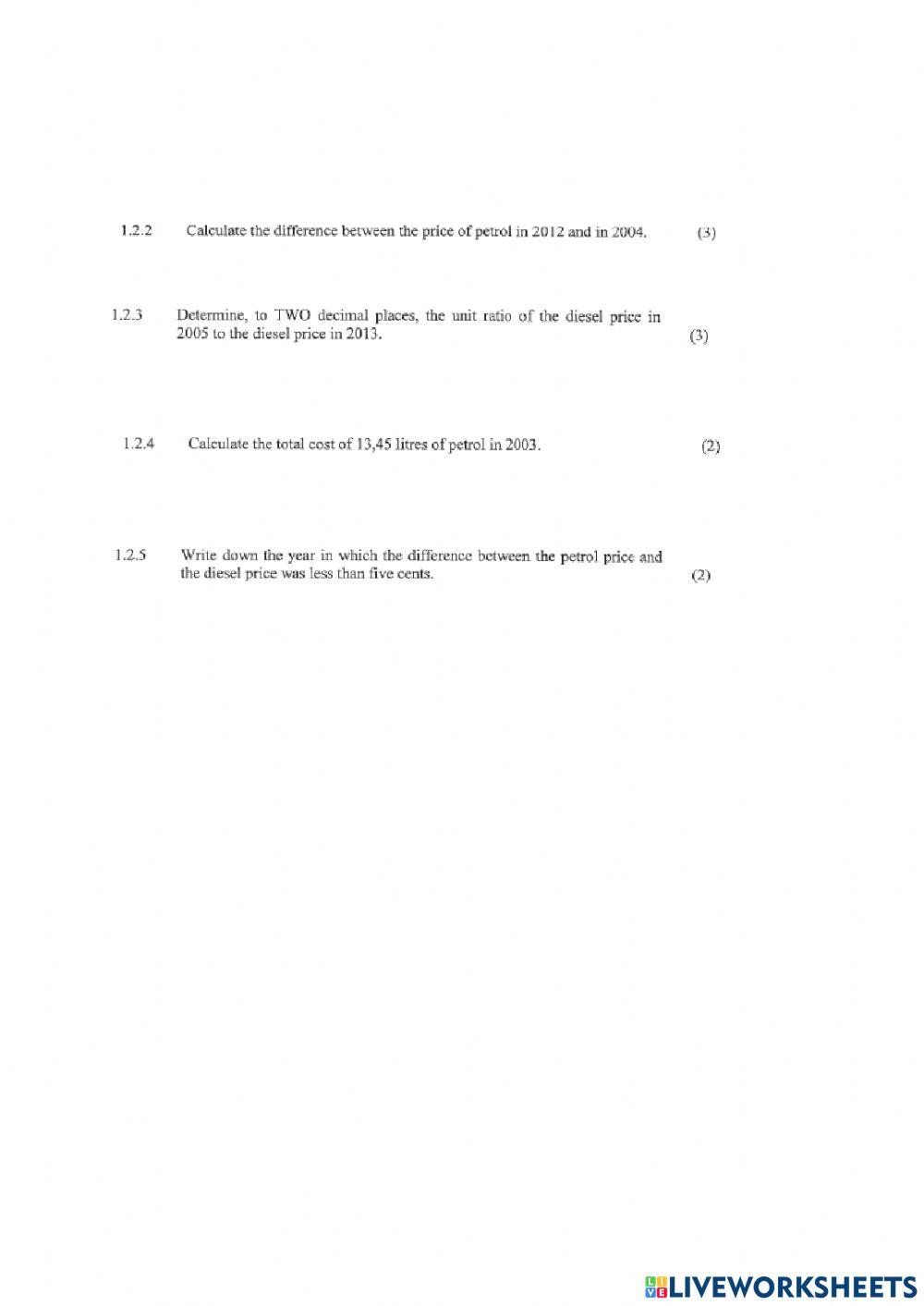 Math Literacy paper 1 part 1