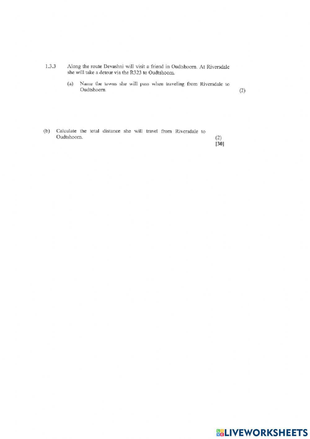 Math Literacy paper 1 part 1