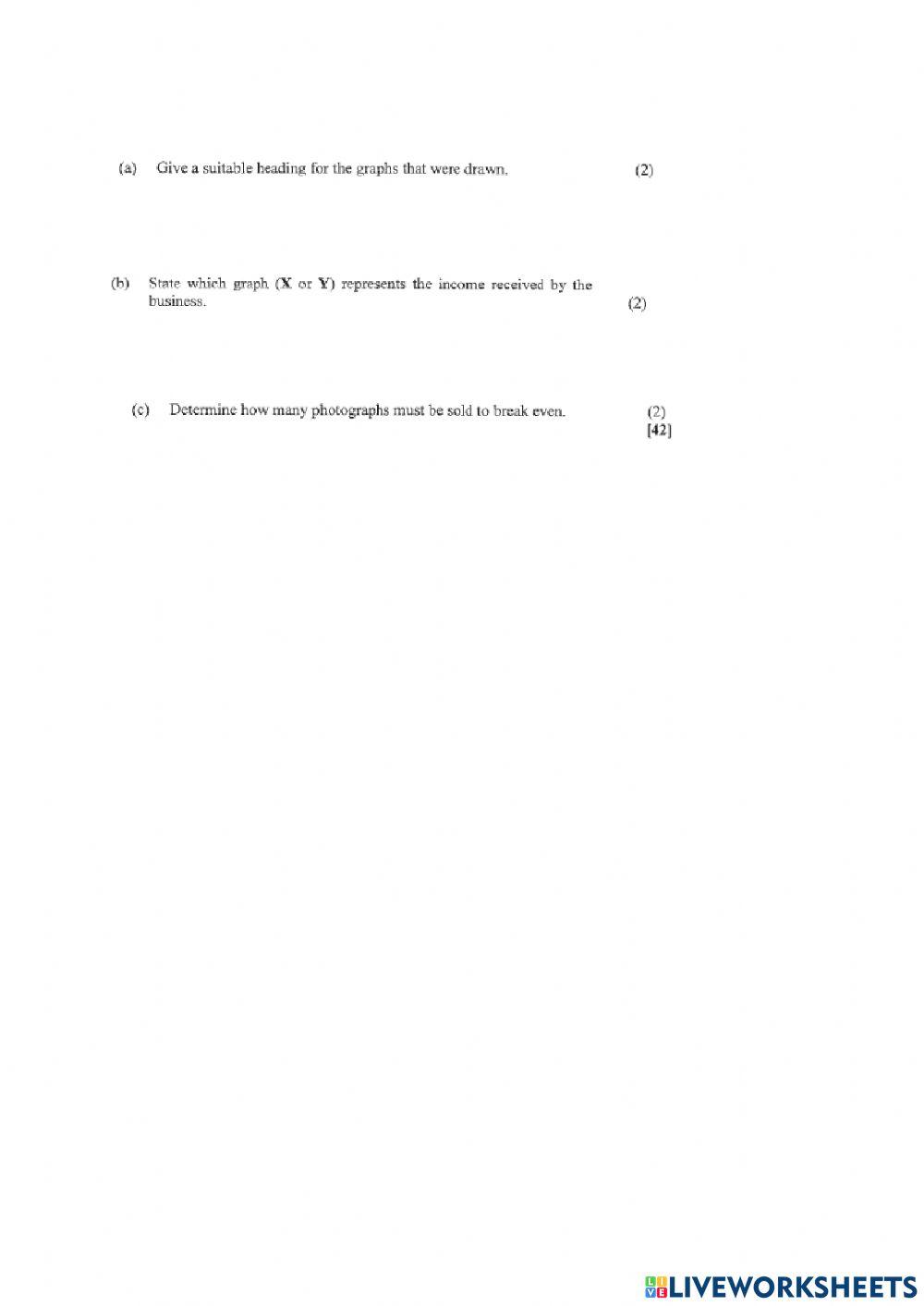 Math Literacy paper 1 part 2