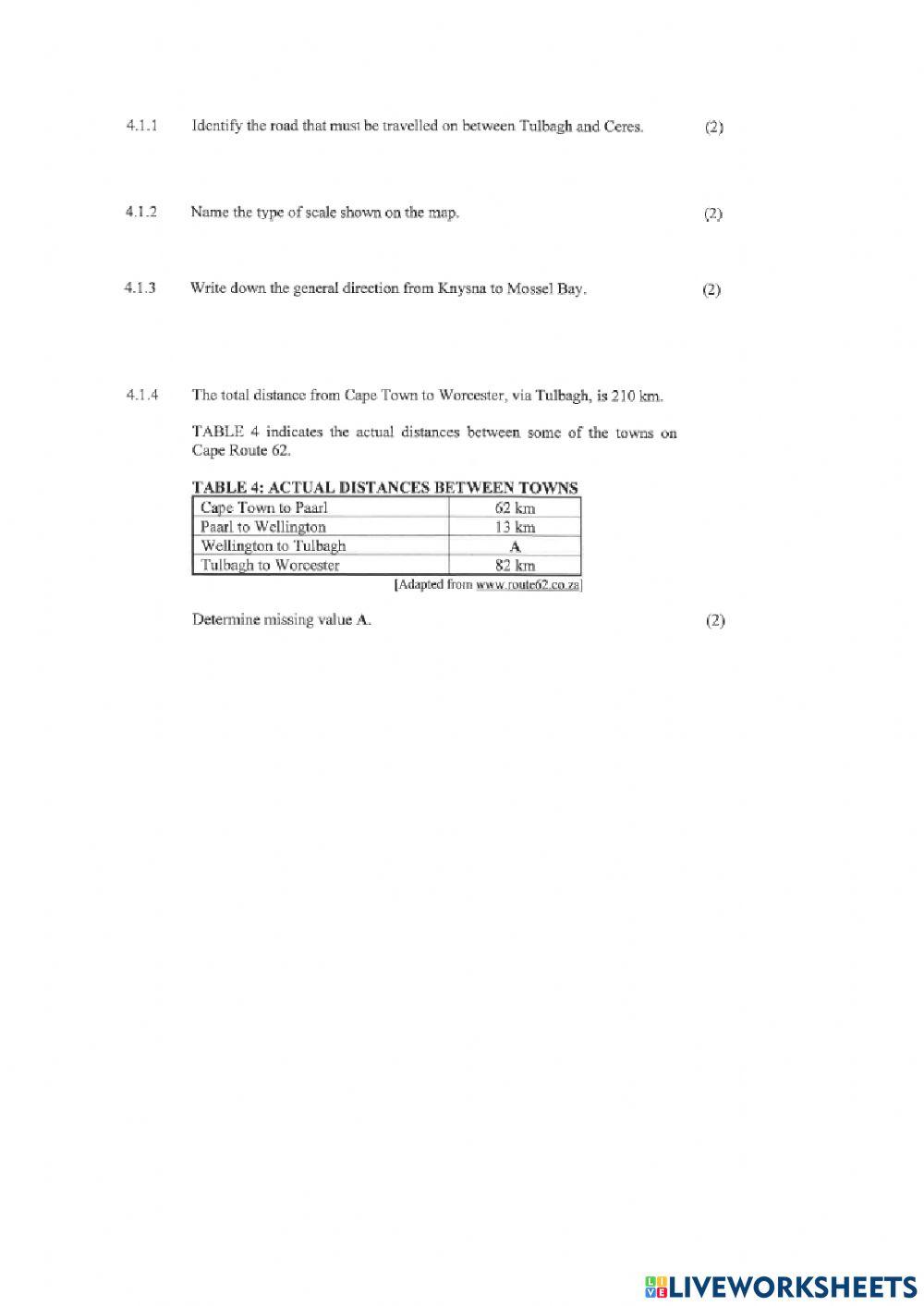 Math literacy paper 1 part 3