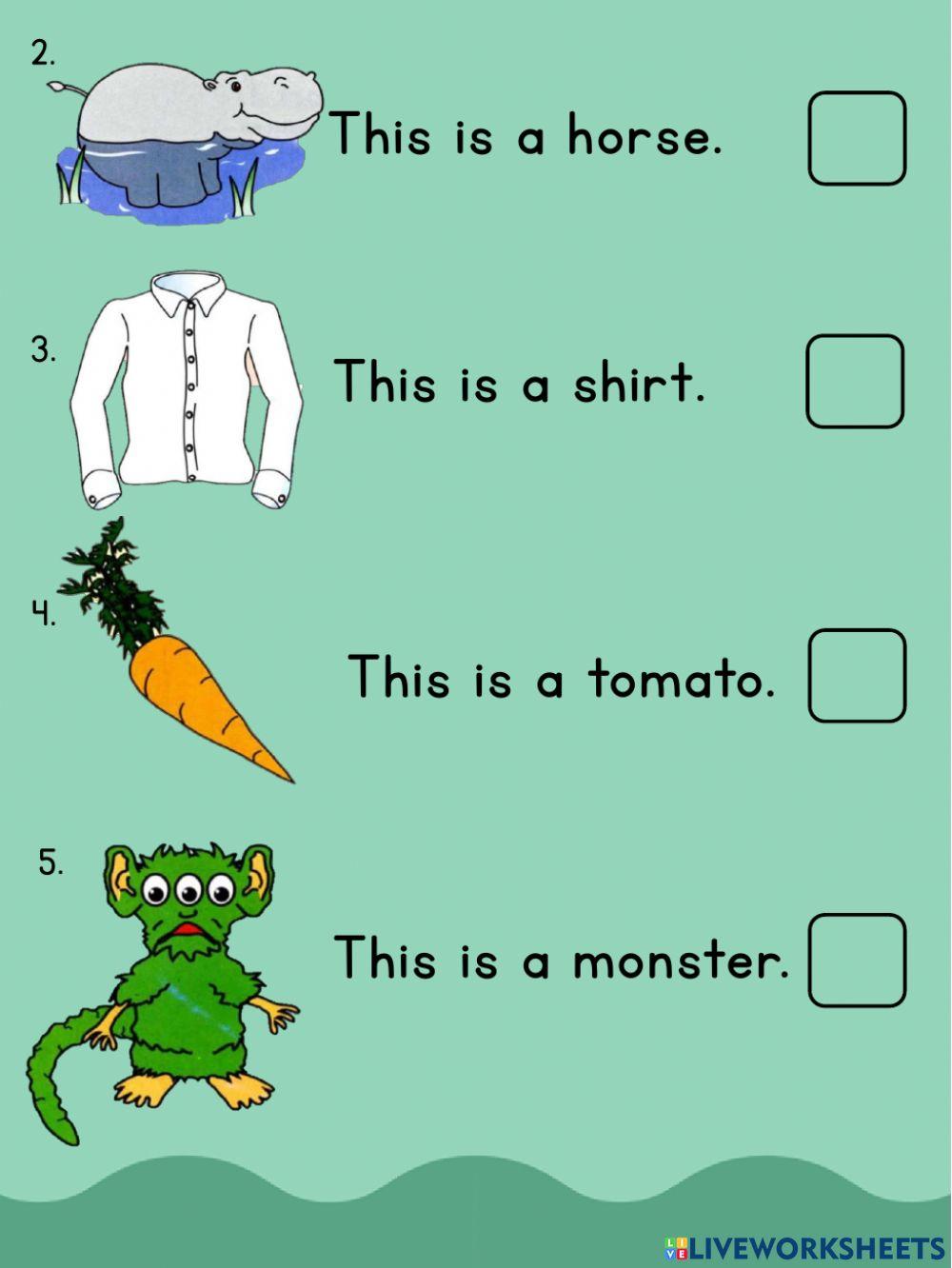 Starters A 1 Reading and Writing Part 1 2 3