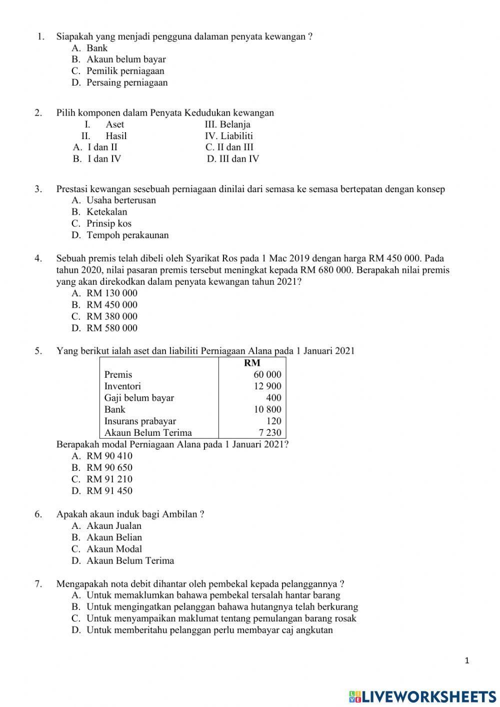 Peperiksaan pertengahan tahun 2021