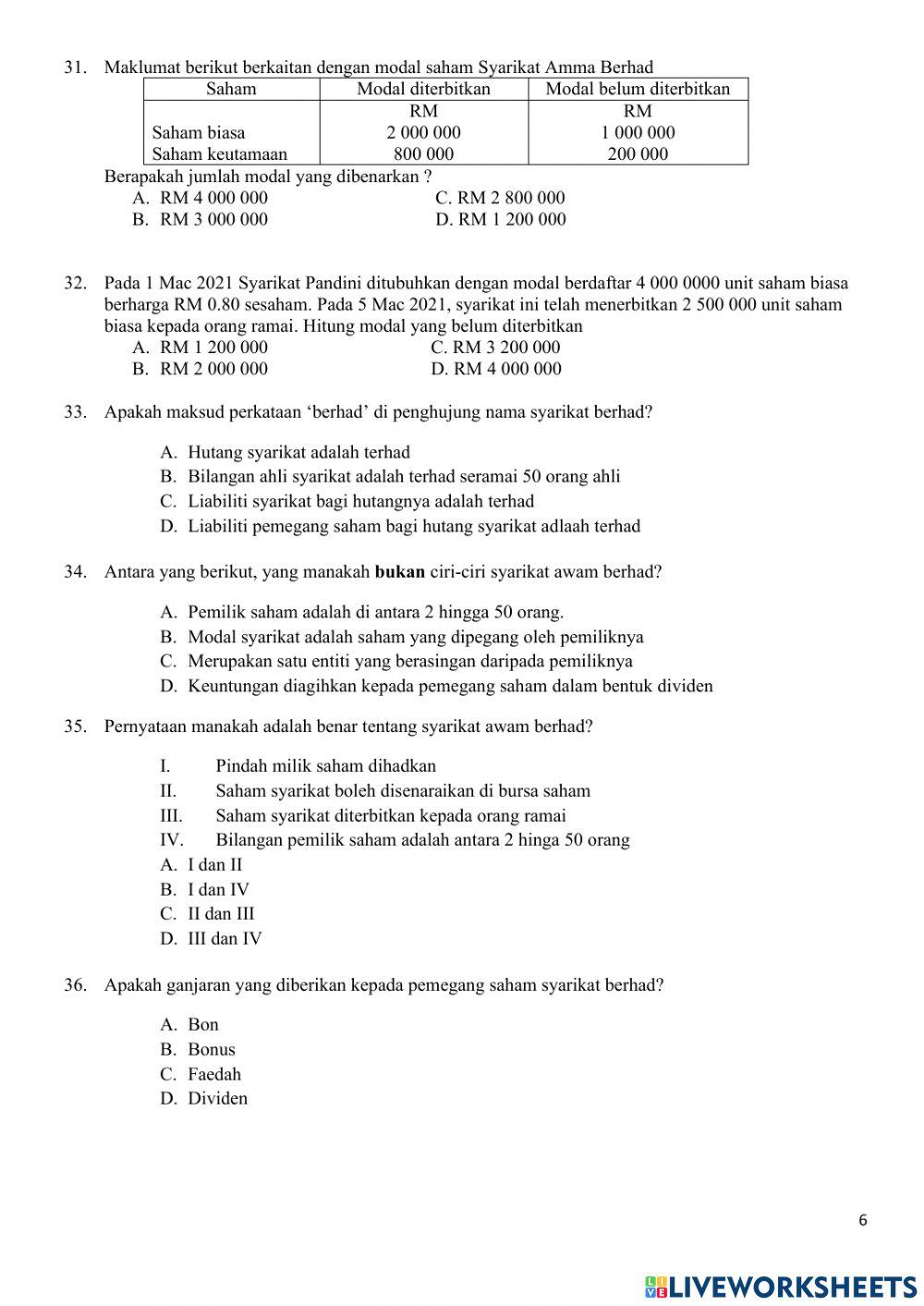 Peperiksaan pertengahan tahun 2021