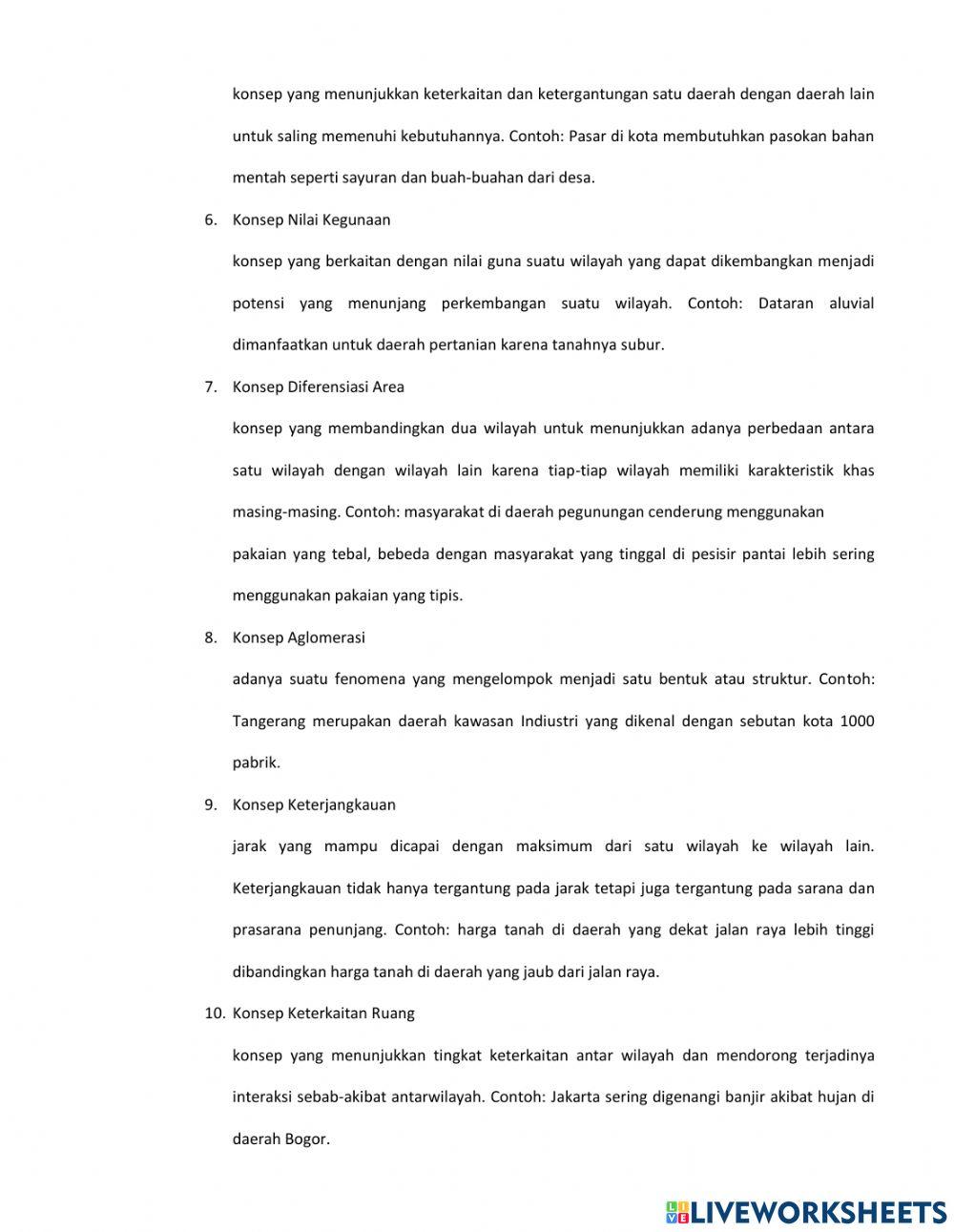 Lkpd geografi kelas x