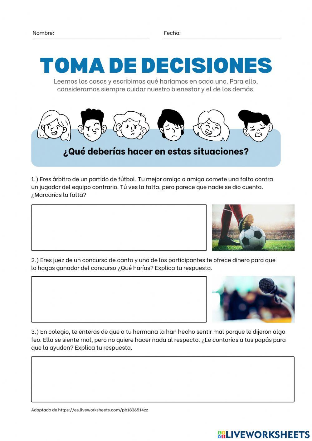 Toma de decisiones
