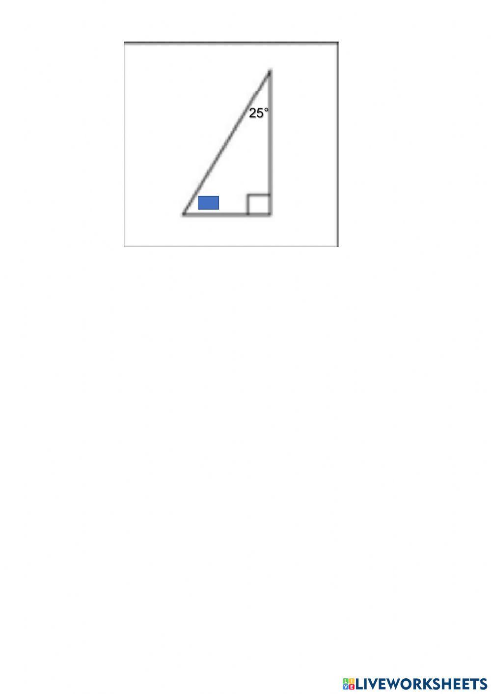 משולש ישר זווית זיהוי צלעות