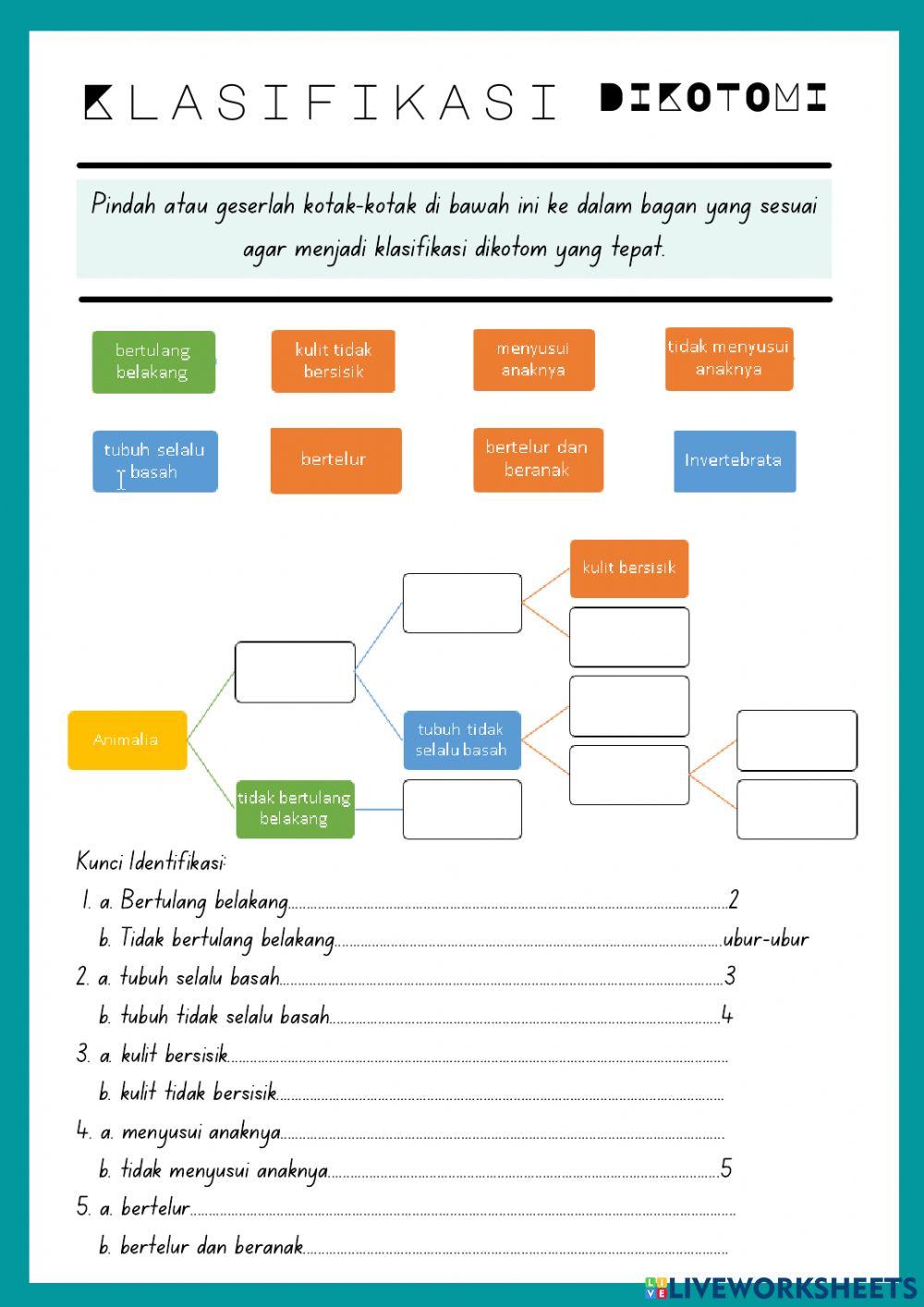 Klasifikasi Dikotomi