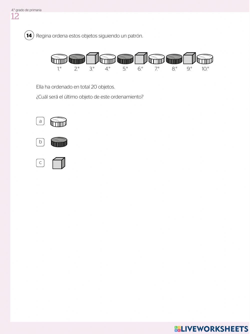 Evaluación diagnóstica 4to de primaria parte 2