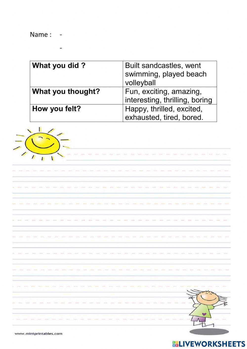DESCRIBING FEELINGS interactive worksheet | Live Worksheets