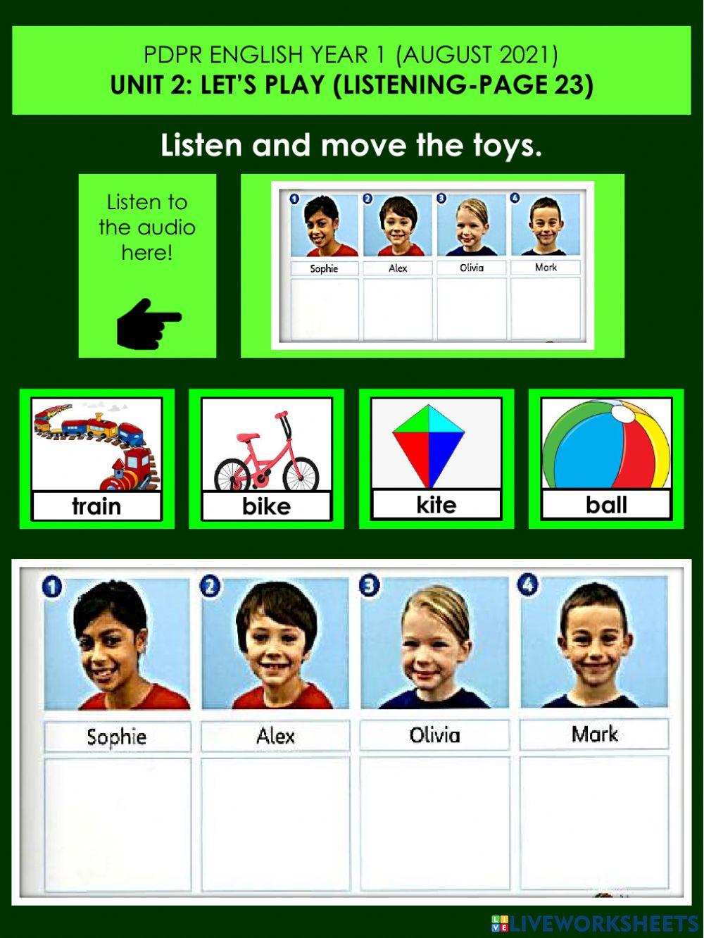 Let's Play (Listening Page 23)