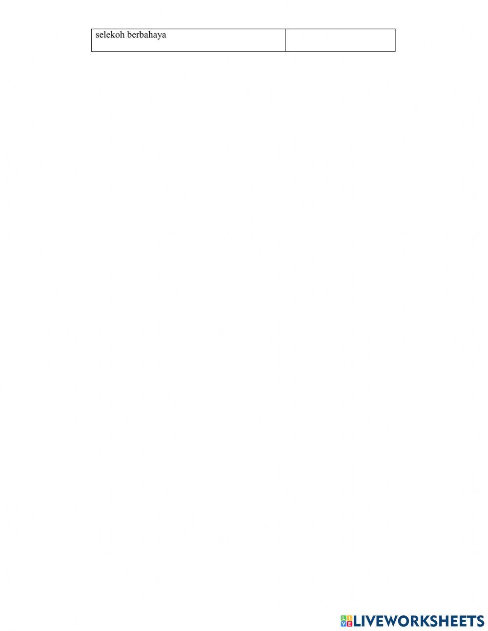 Latihan Sistem Bahasa