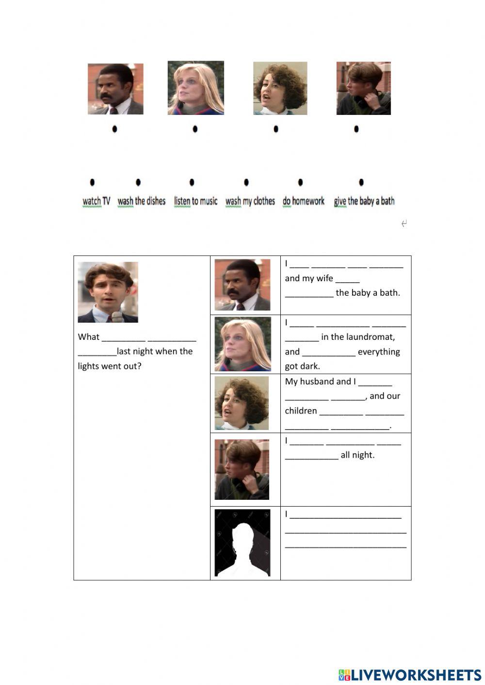 Past Progressive Tense