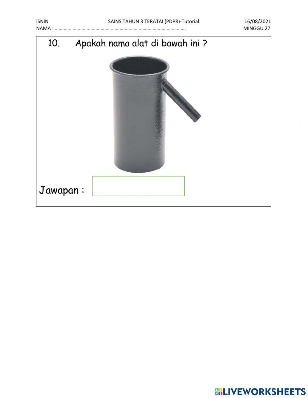 Mengukur Isipadu Cecair: Sains Tahun 3