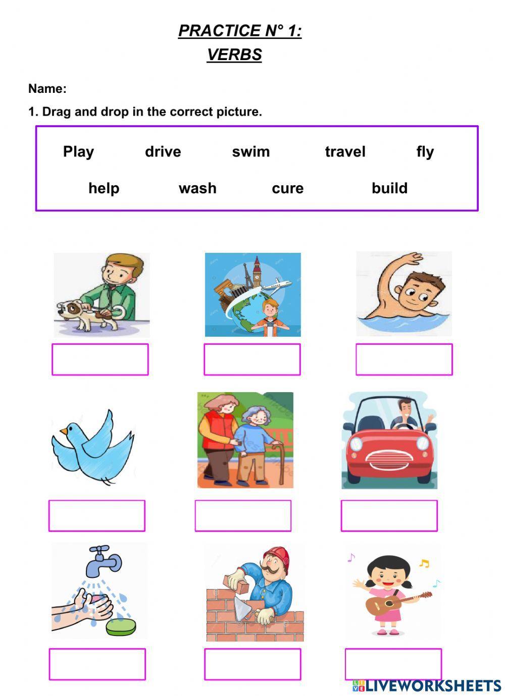Verbs in past and present