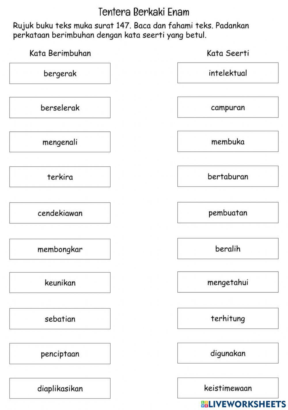 Bahasa Melayu Tahun 6