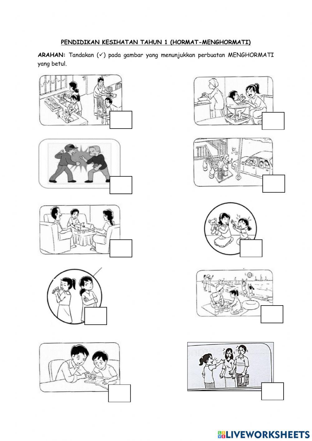 PK Tahun 1 (Hormat Menghormati)