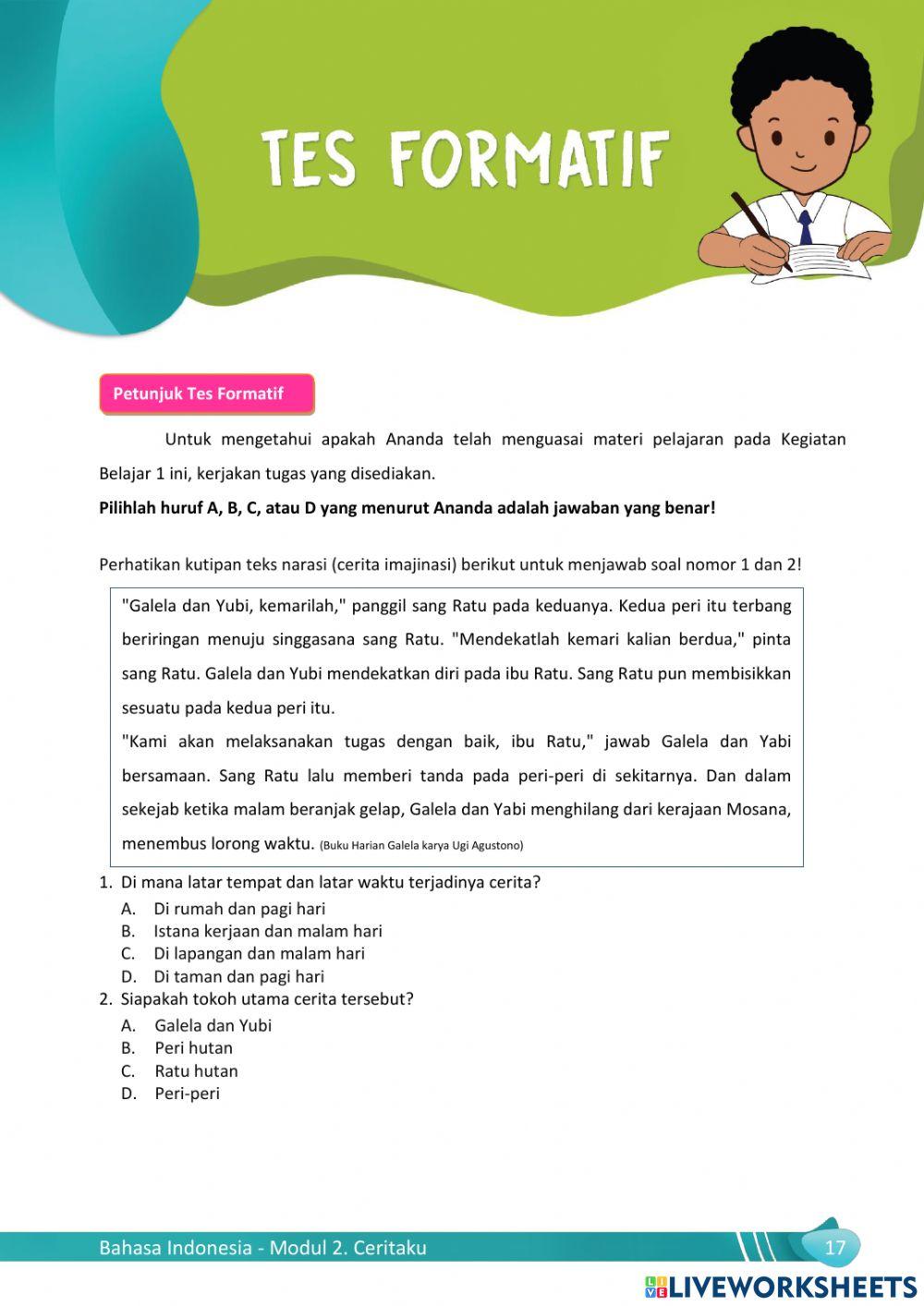 Kuis Mengenal Teks Cerita Fantasi