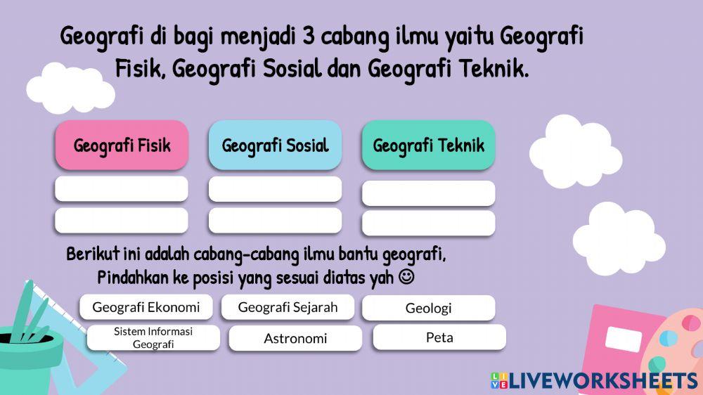 Quiz Geografi Kelas X Bab 1 Pengantar Dasar Geografi