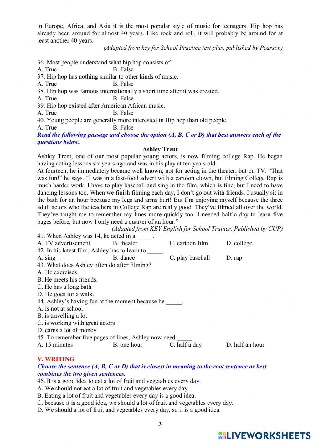 QQQ-G7-test for the first term