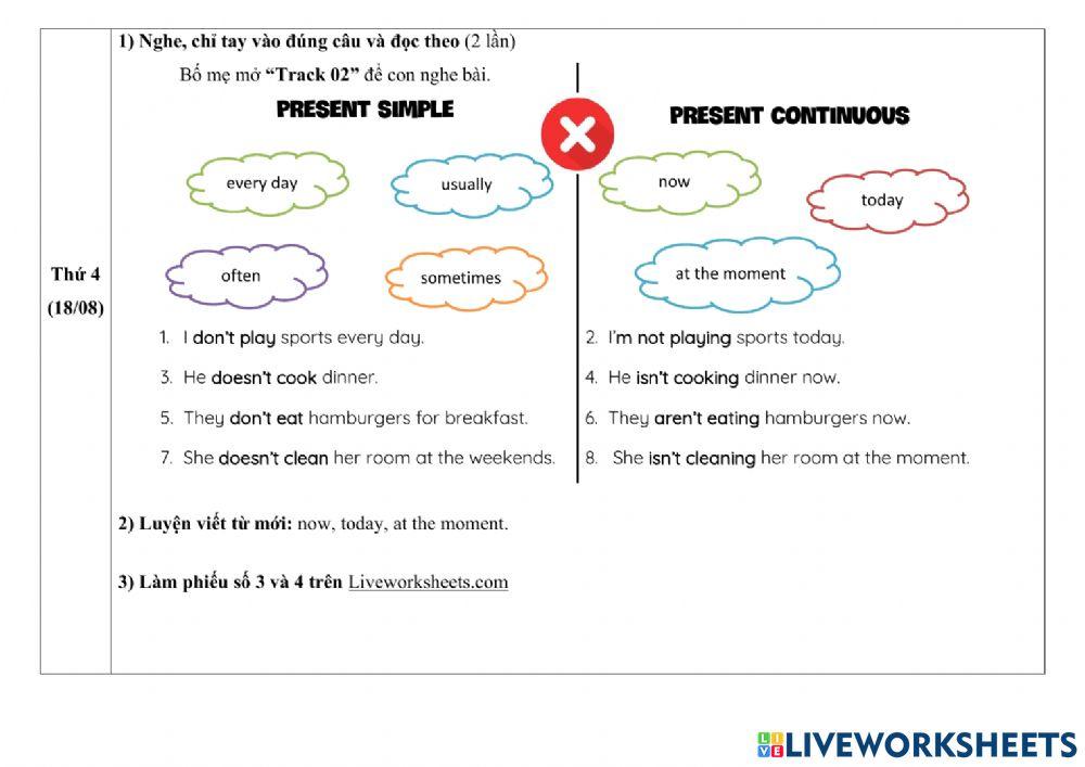 Phiếu Giao Bài Tuần 03 (16 - 20.8)