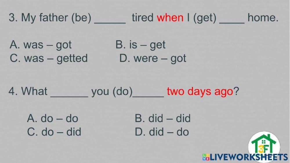 Past Simple and Present Simple