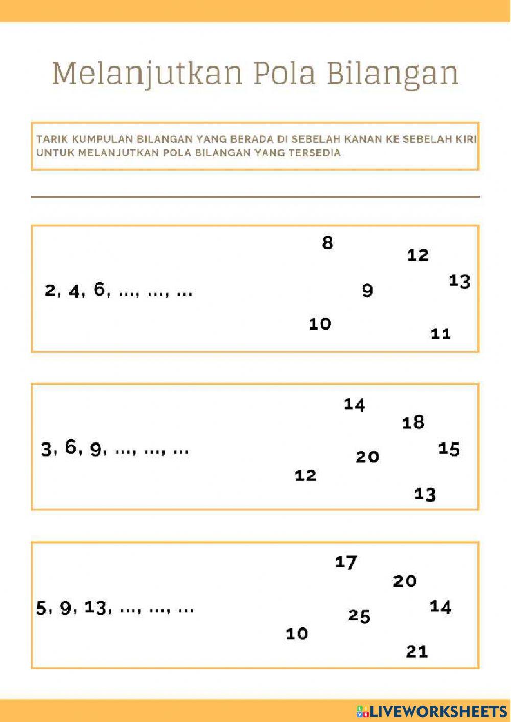 Pola Bilangan Kelas VIII