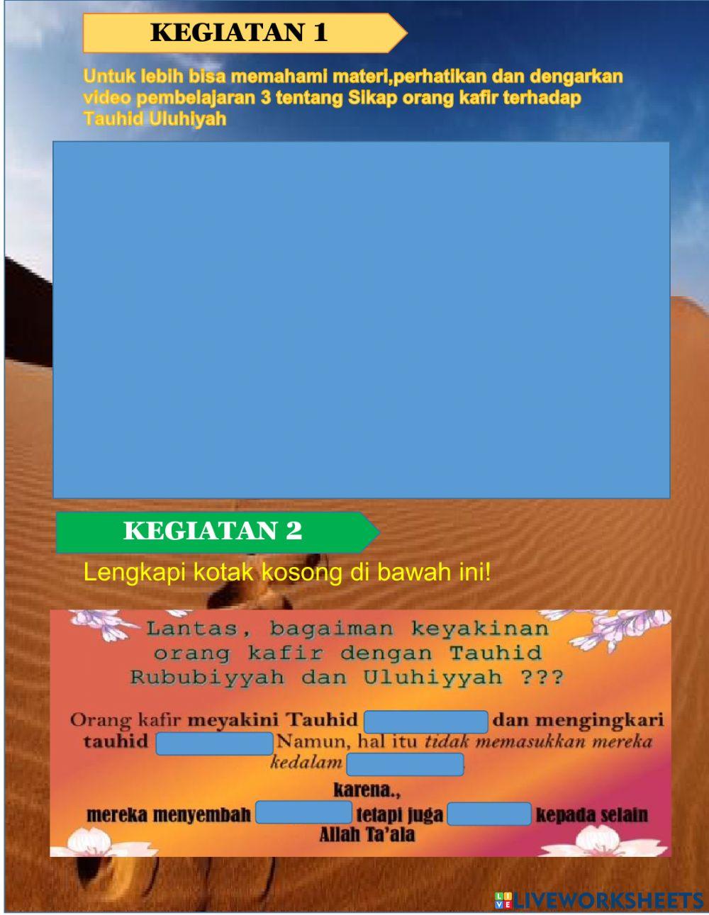 LKPD Aqidah 4 Pelajaran 5