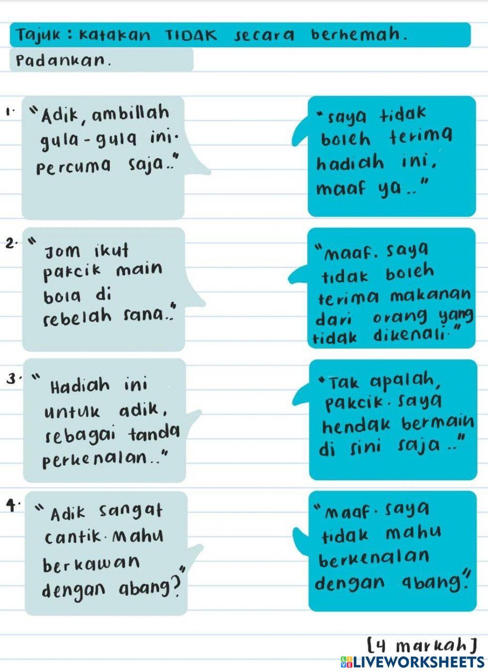 Katakan TIDAK secara berhemah