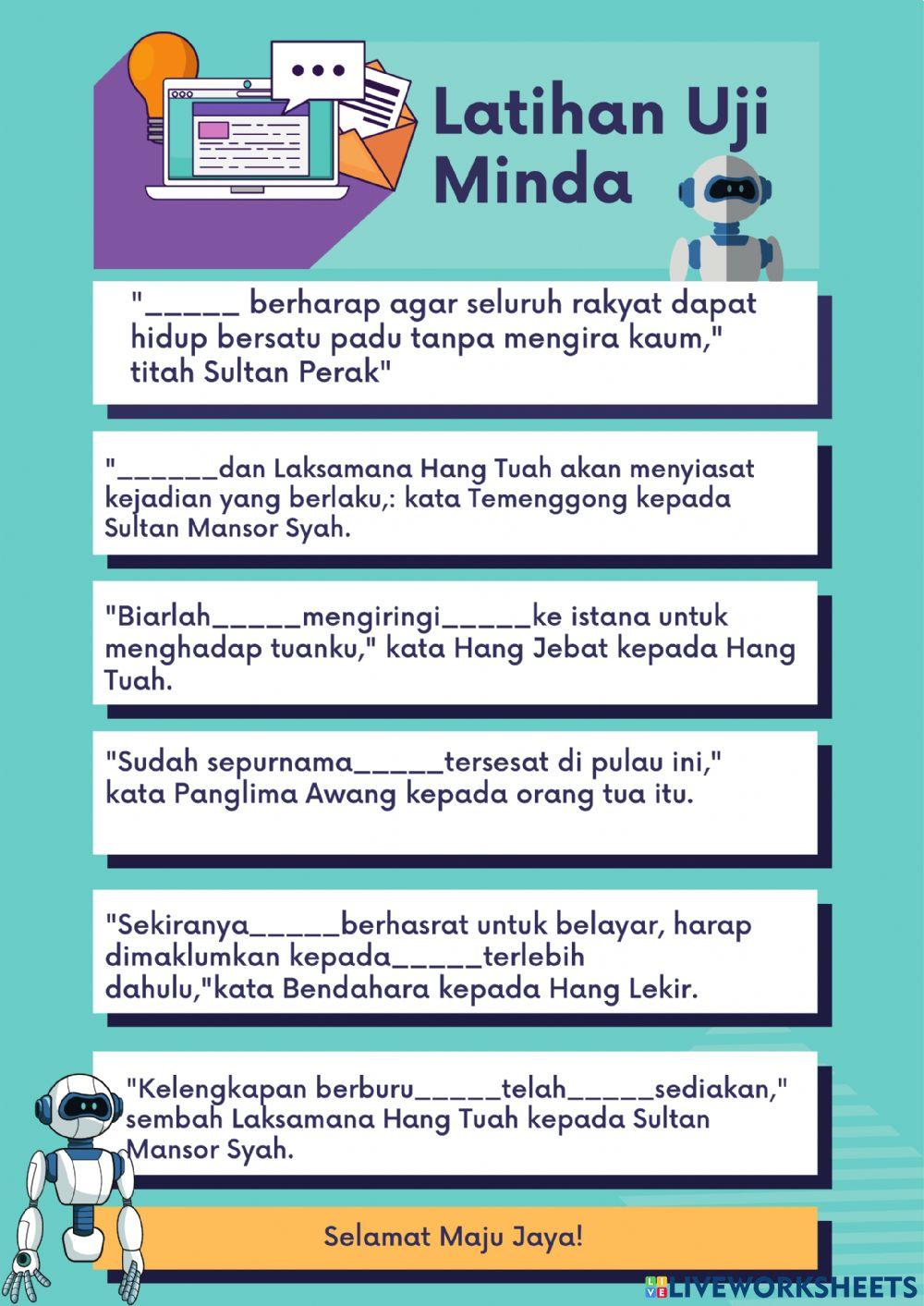 Kata Ganti Nama Diri