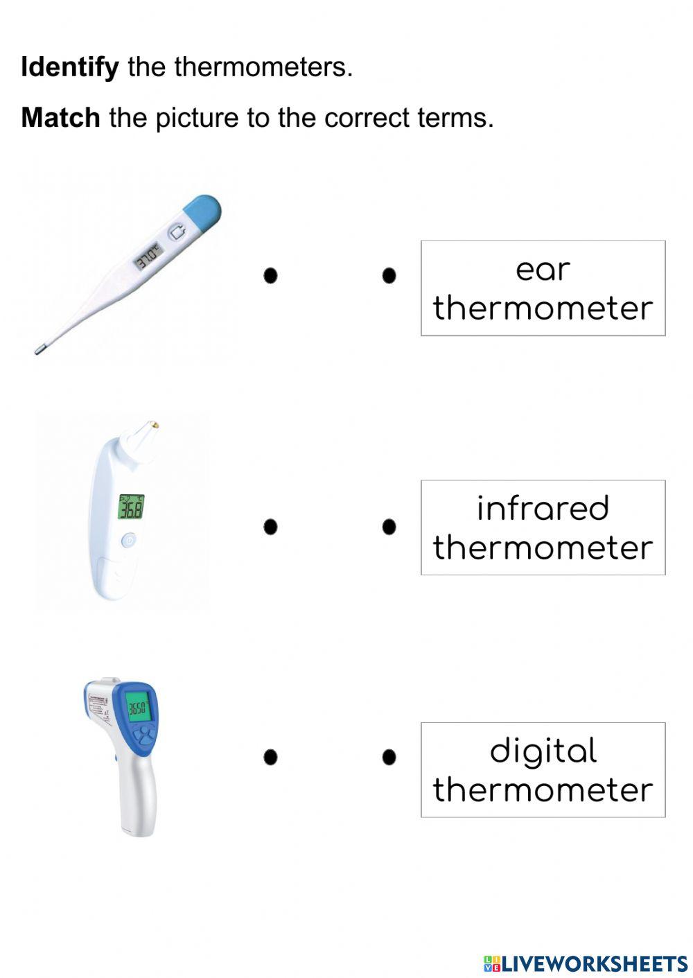 Thermometer and Weighing Scale recap