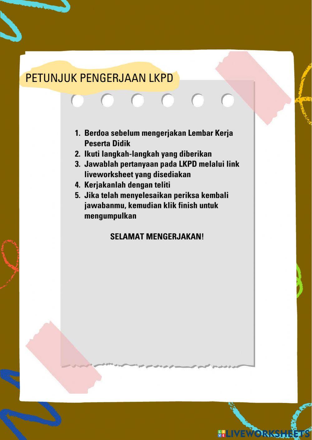 LKPD Kelas 4 Tema 2 Subtema 1 PB4