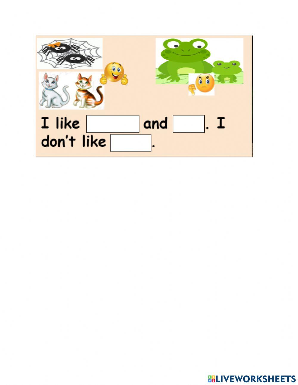 Pet show-like-don't like