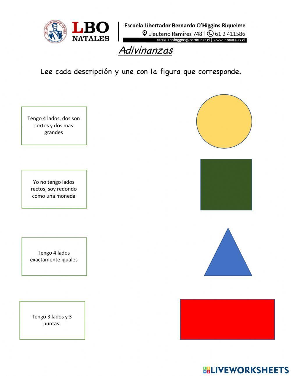 Adivinanzas: Figuras geométricas