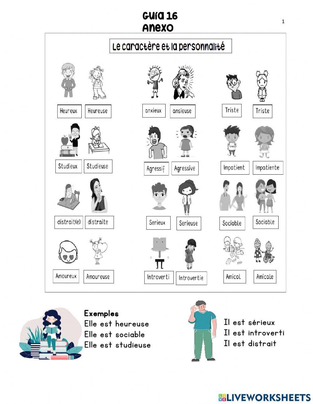 Description de personnalité