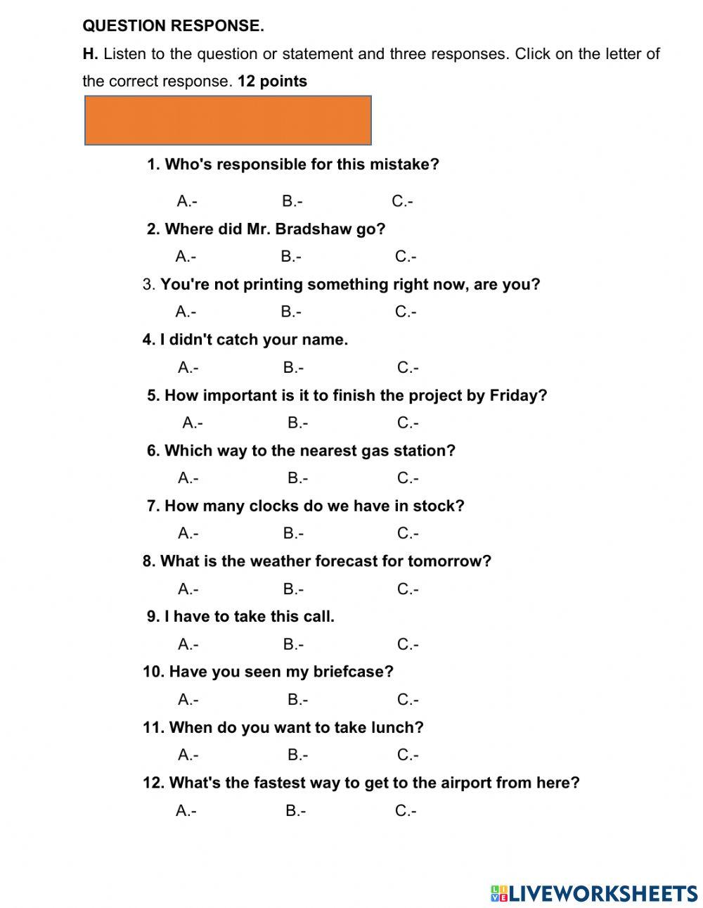 corrected 11TH, 1 TEST, II TERM