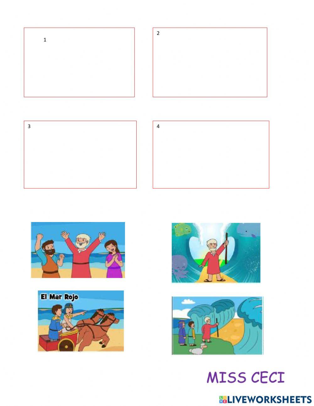 Moisés y el mar rojo