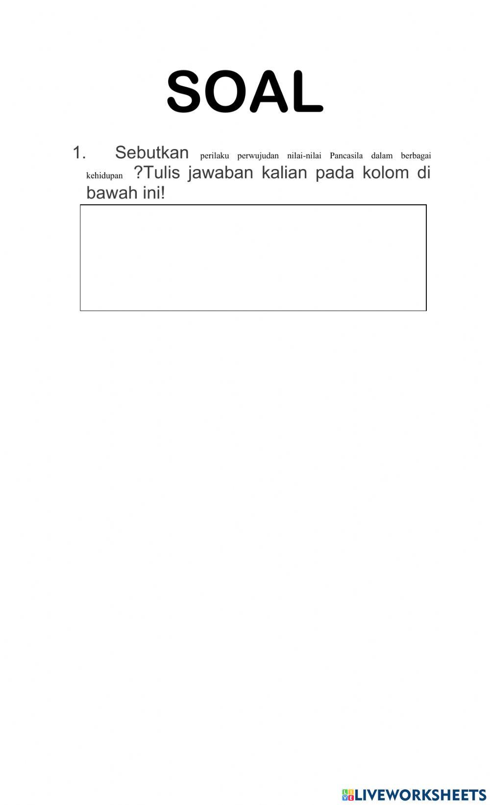 Peristiwa dan dinamika yang terjadi di masyarakat dengan praktik ideal    Pancasila sebagai dasar negara dan pandangan hidup bangsa