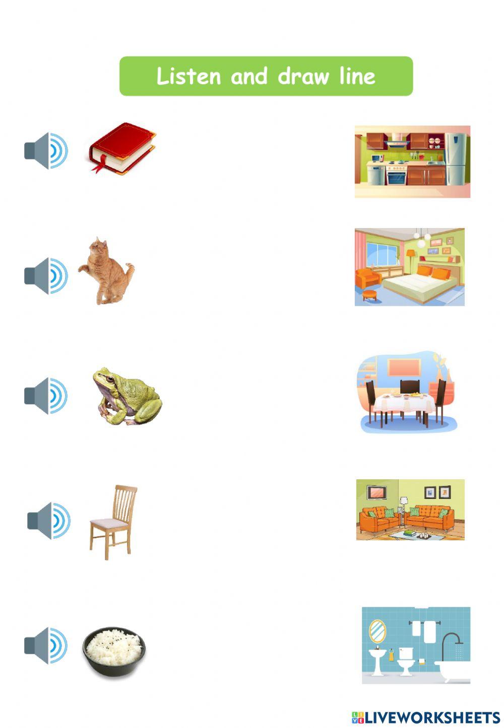 WS: Rooms in a house