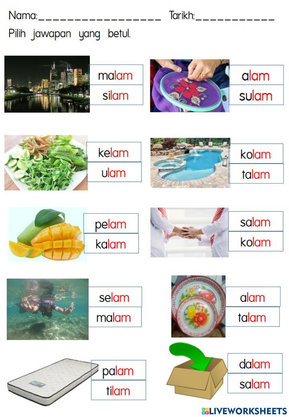 SUKU KATA KVKVK -lam-