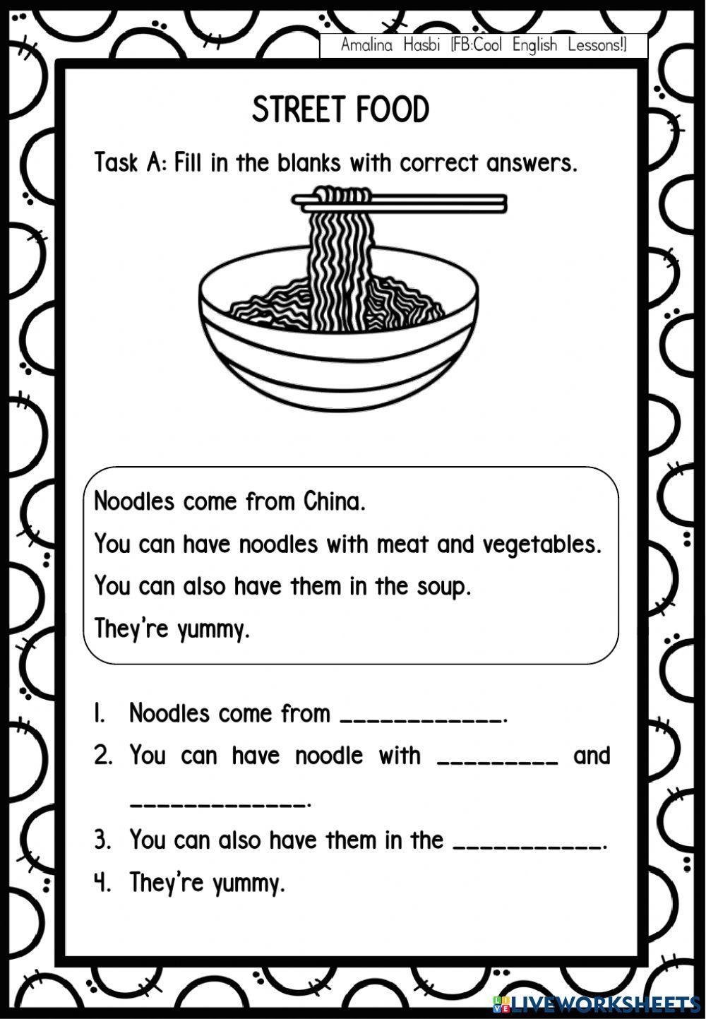 Food, please (street food)