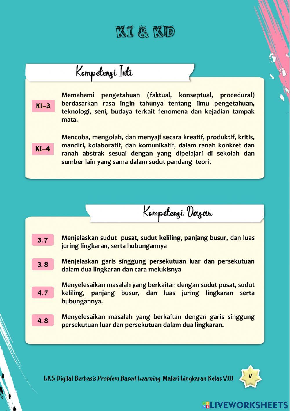 LKS Lingkaran - Bagian Pendahuluan