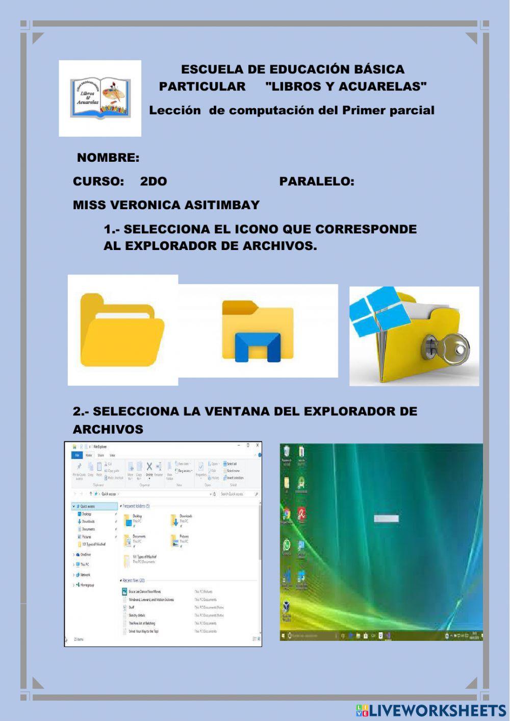 Explorador de archivos