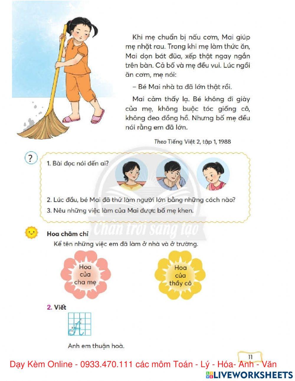 Tiếng Việt 2 - Tập 1 - Chân Trời Sáng Tạo